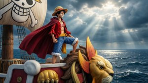 Luffy on Thousand Sunny
