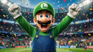 Luigi Victorious Cheer