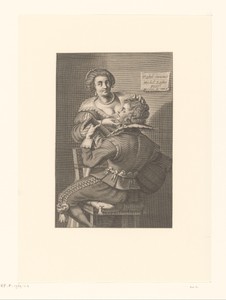 Luitspeler en vrouw