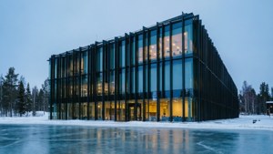 Luleå Library Winter