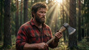 Lumberjack at Dawn