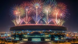 Lusail Stadium Fireworks