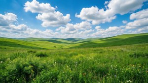 Lush Rolling Meadow