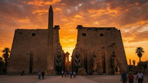 Luxor Temple Sunset