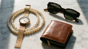 Luxury Accessories Flatlay