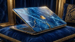 Luxury Gold Marble Laptop
