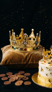 Luxury King Birthday Still Life