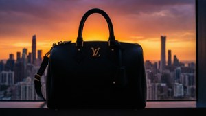 LV Bag Sunset Silhouette