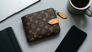 LV Wallet Workspace Flat Lay