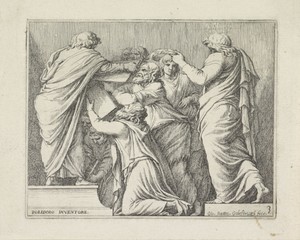 Lycurgus en Numa Pompilius geven de Romeinen de wetten