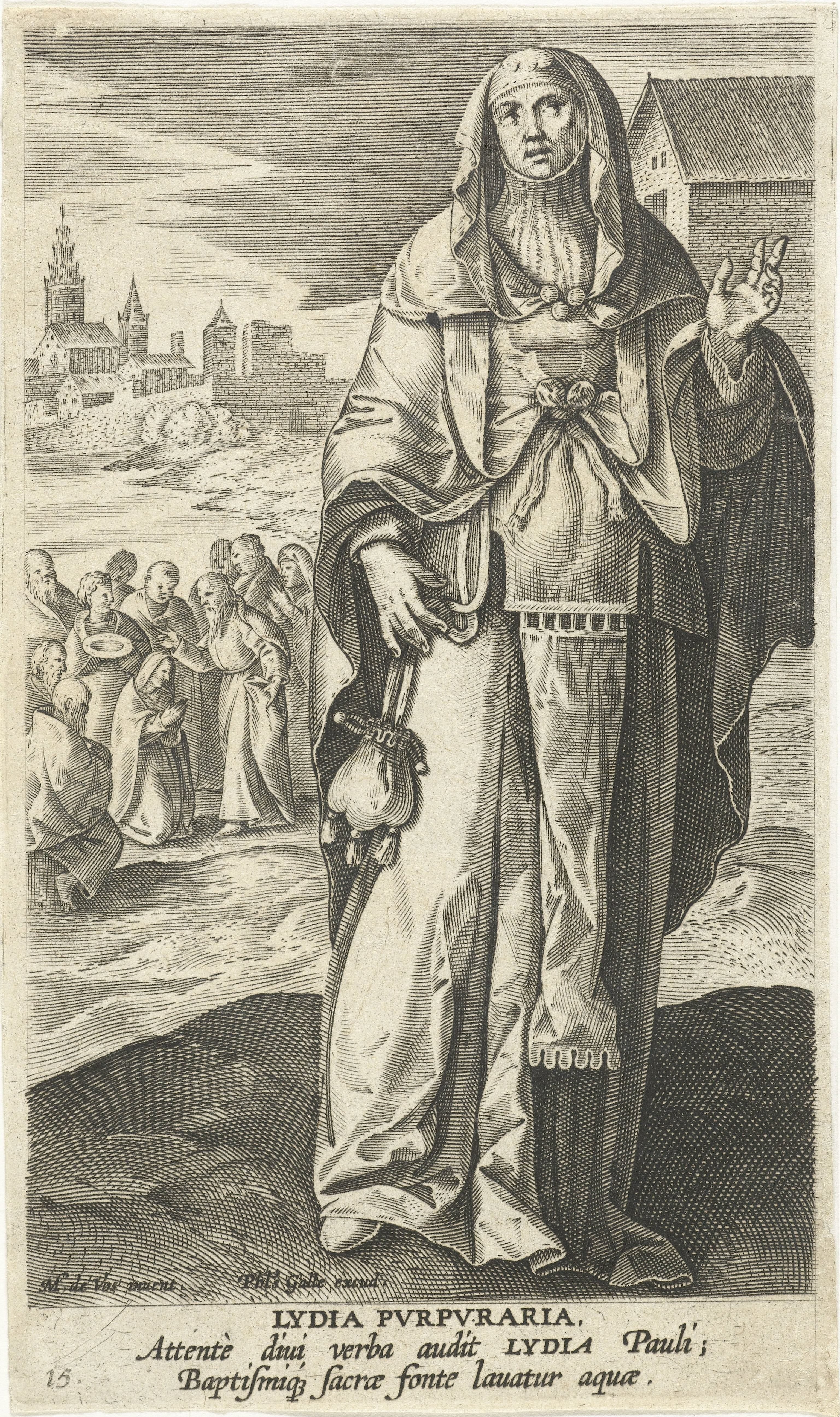 Lydia by Jan Collaert (II)