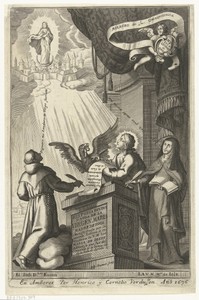 Maagd Maria wordt opgenomen in het koninkrijk der hemelen