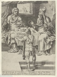 Maaltijd van de godsman en de oude profeet