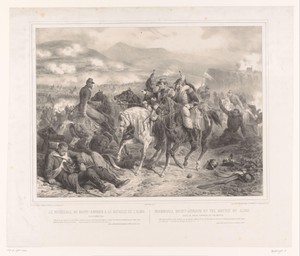 Maarschalk De Saint-Arnaud tijdens de Slag aan de Alma