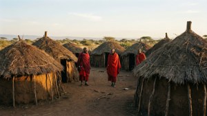Maasai Manyatta Morning