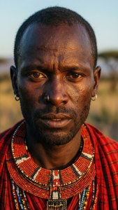 Maasai Warrior Portrait