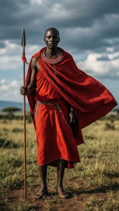 Maasai Warrior Portrait