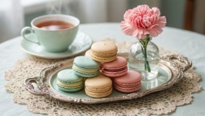Macaron Tea Time