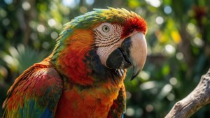 Macaw Tropical Portrait