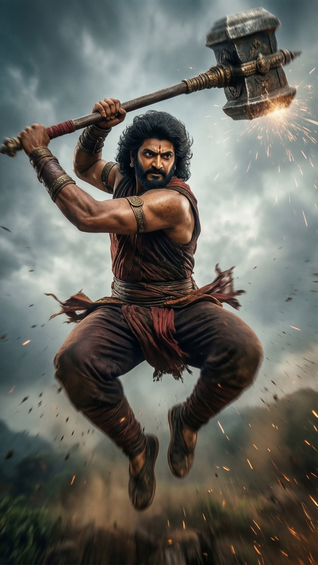 Mace Swing Jump by Wallpapers.art Studio