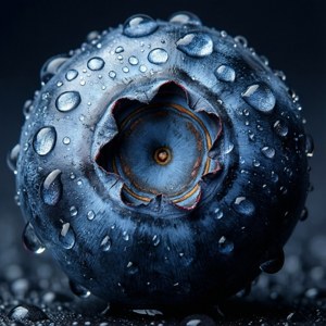 Macro Blueberry Dew