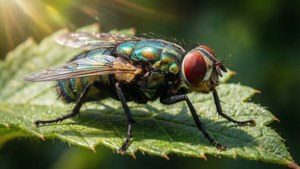 Macro House Fly