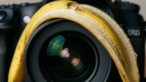Macro Lens Banana Peel