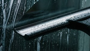 Macro Squeegee Blade Streaks