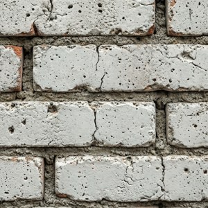 Macro White Brick Texture