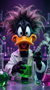 Mad Scientist Daffy