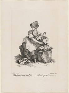 Mädel mit Honig und Obst (Girl Selling Honey and Fruit)