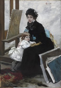 Madeleine Lerolle and Her Daughter Yvonne