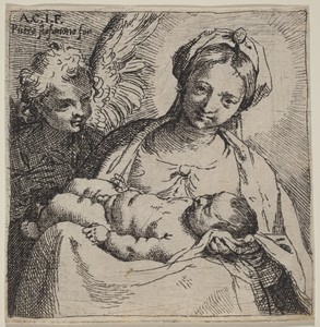 Madonna and Child with an Angel