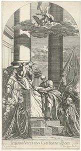 Madonna met het Christuskind voor heiligen