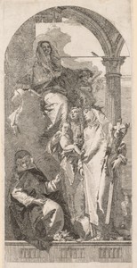 Madonna with Saints Agnes, Catherine, and Rosa