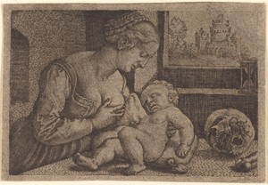 Madonna with Skull