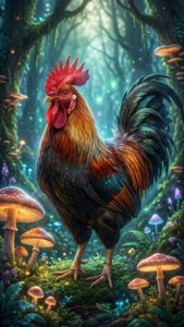 Magic Forest Rooster