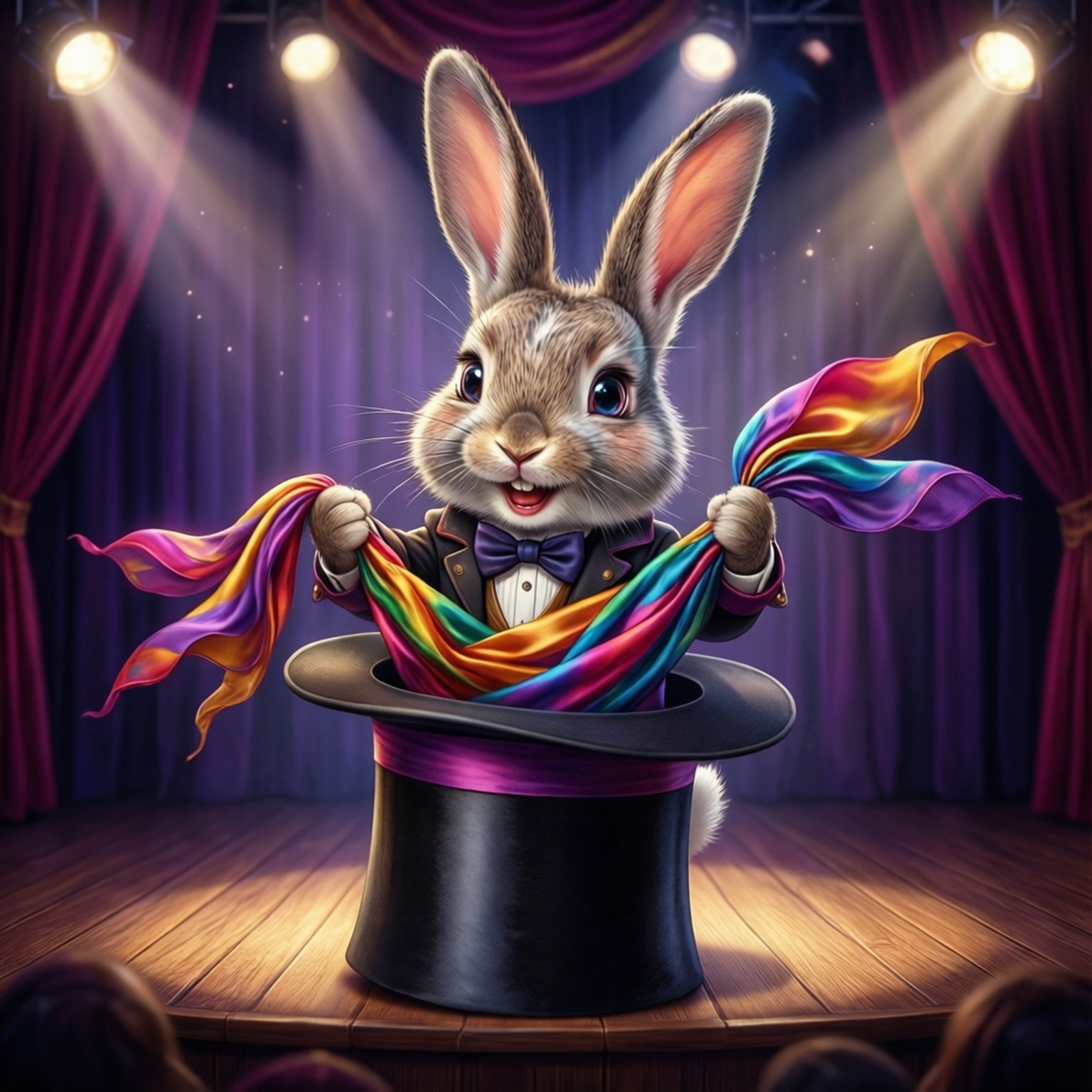 Magic Rabbit Show by Wallpapers.art Studio