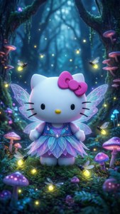 Magical Forest Hello Kitty