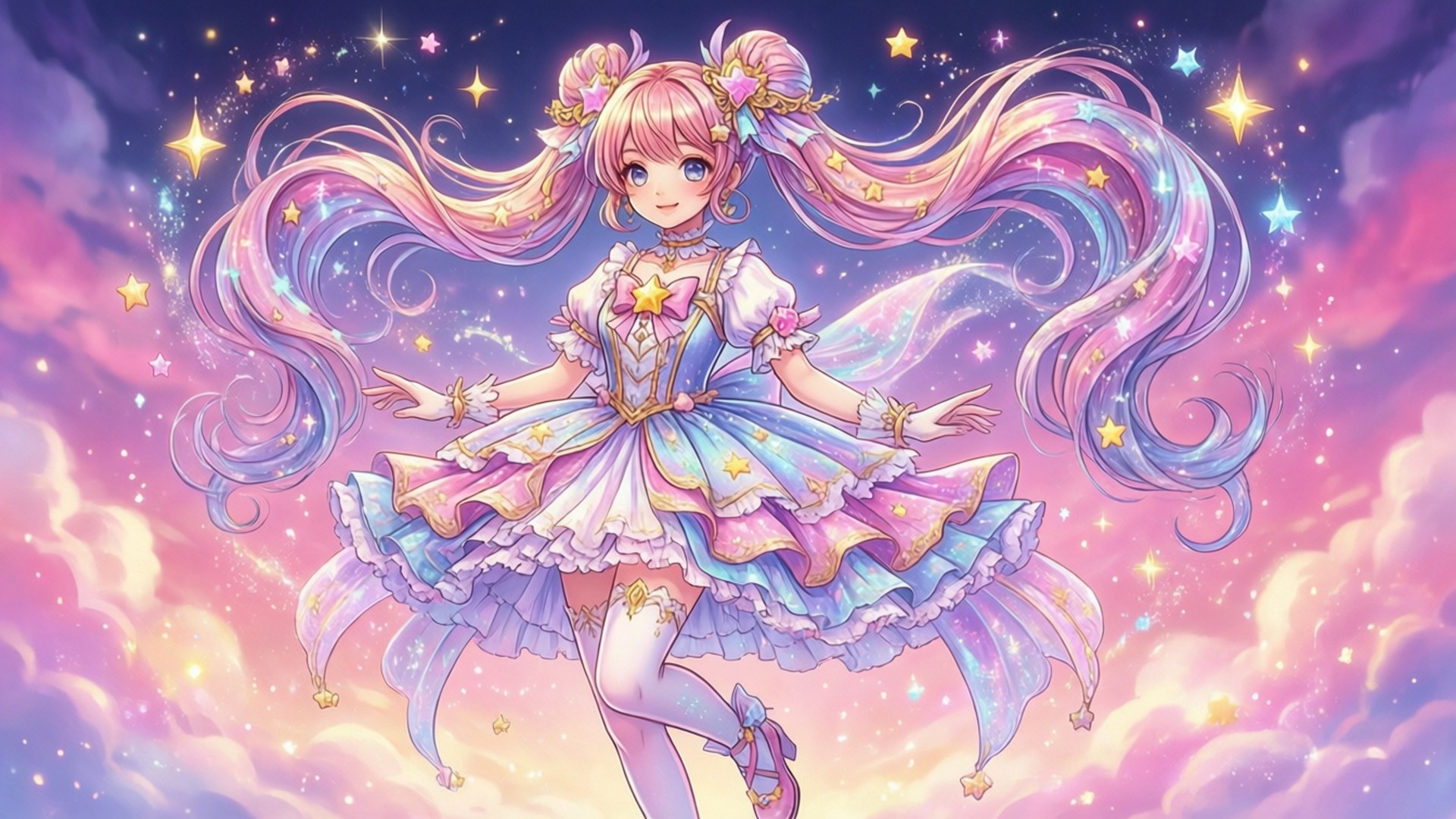 Magical Girl Dreamscape by Wallpapers.art Studio