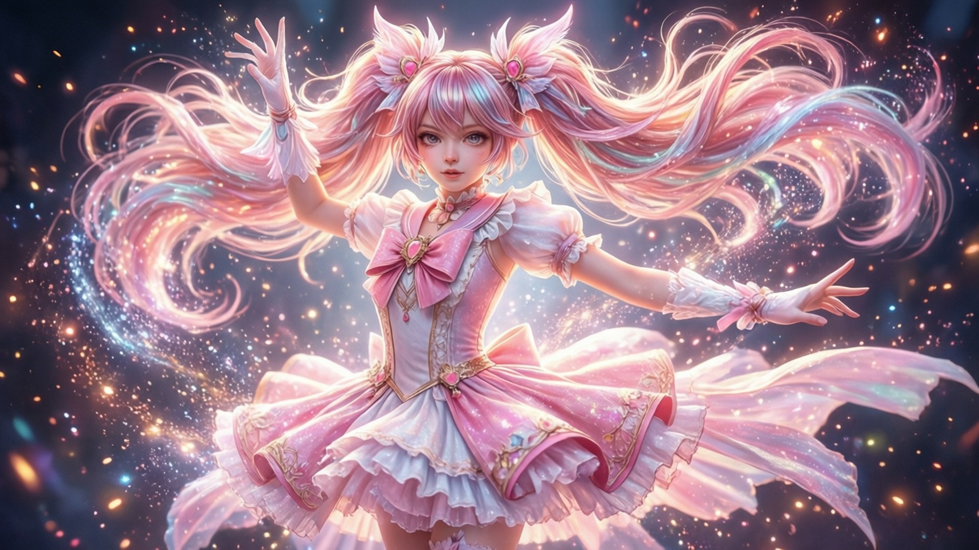 Magical Girl Sparkles by Wallpapers.art Studio