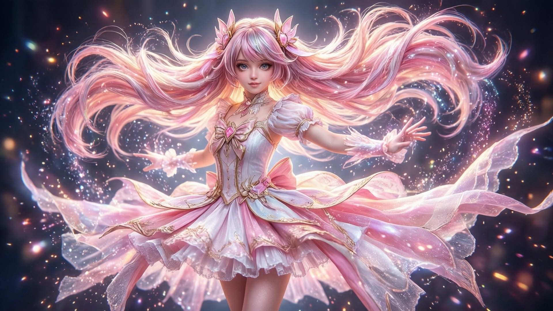 Magical Girl Sparkles by Wallpapers.art Studio