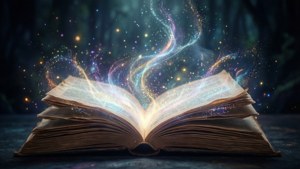 Magical Glowing Book