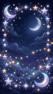 Magical Night Sky Border