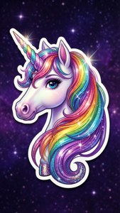 Magical Unicorn Stickers