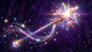 Magical Wand Sparkles