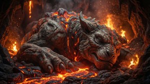 Magma Beast Slumber