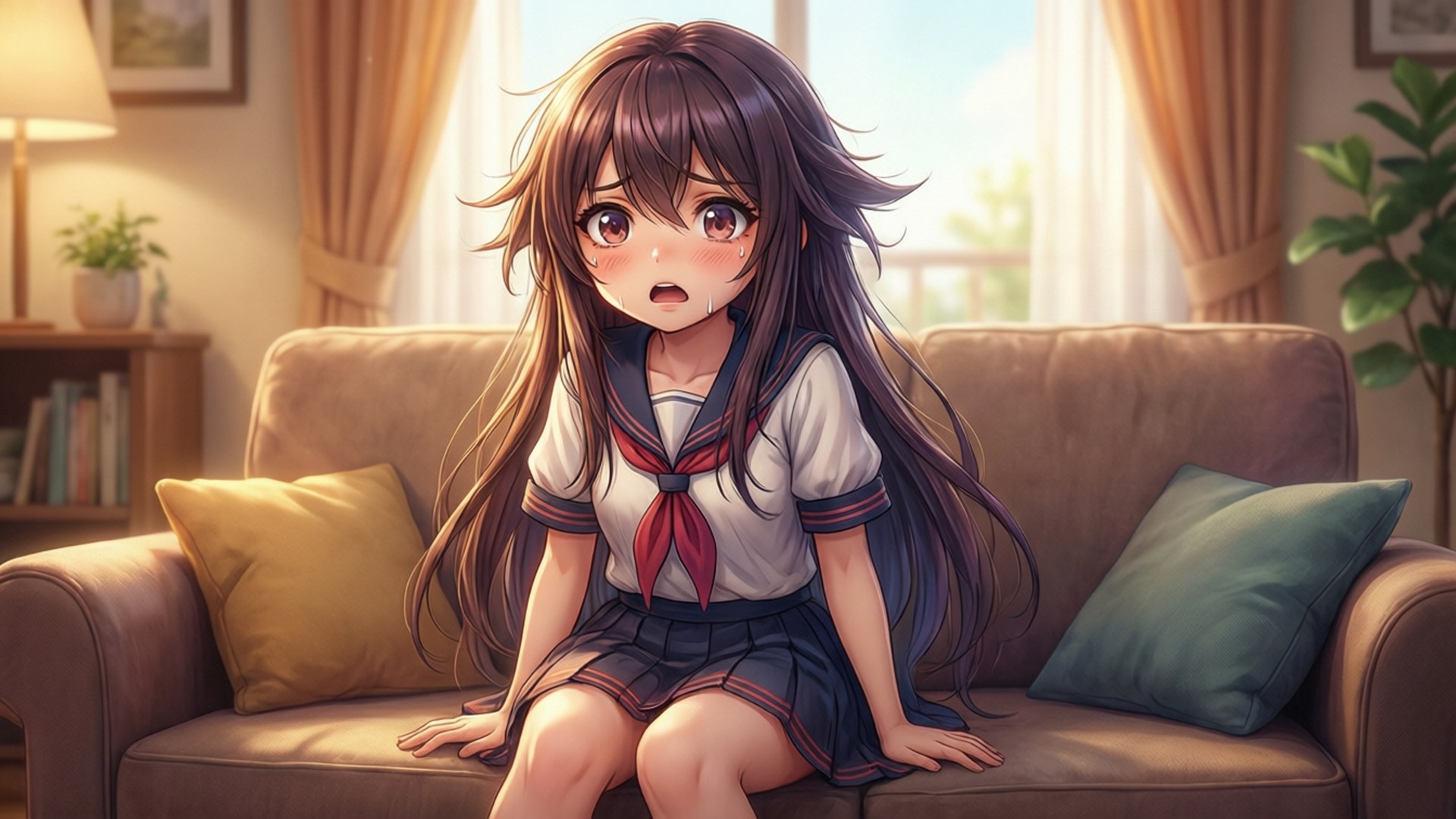 Mahiro's Surprising Transformation by Wallpapers.art Studio
