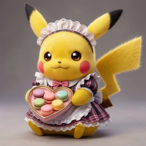 Maid Pikachu Kawaii