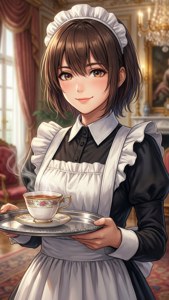 Maid Rem Serving Tea